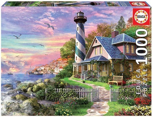 Educa Lighthouse At Rock Bay 1000pc Puzzle
