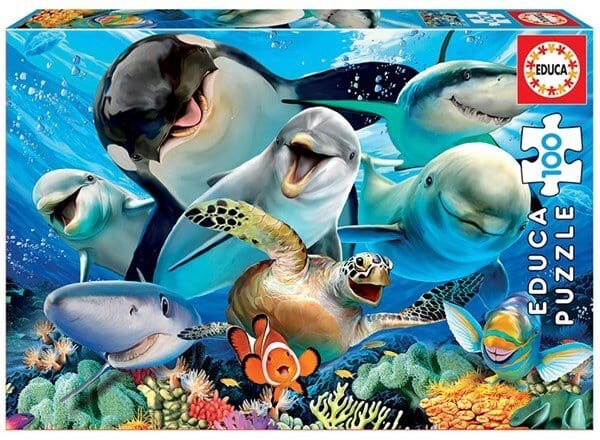 Educa Underwater Selfies 100pc Puzzle