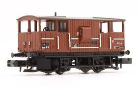EFE Rail E87540 N BR 20T Shark Ballast Plough Brake Van BR Bauxite (Departmental)**