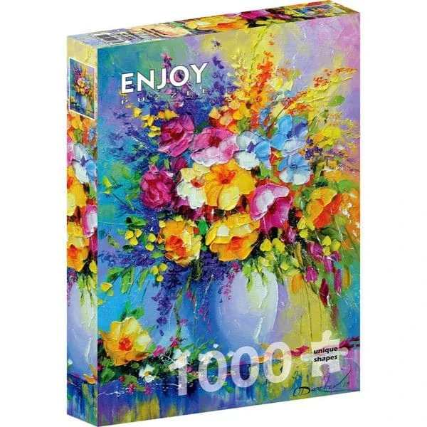 Enjoy Bouquet of Summer Flowers 1000pc Jigsaw Puzzle