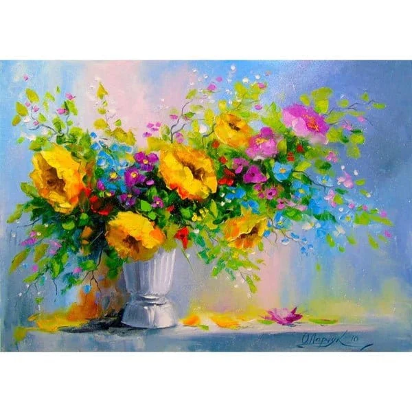 Enjoy Bouquet with Yellow Flowers 1000pc Jigsaw Puzzle - Image 2