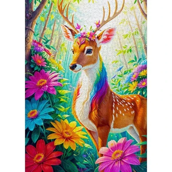 Enjoy Magical Deer 1000pc Jigsaw Puzzle - Image 2