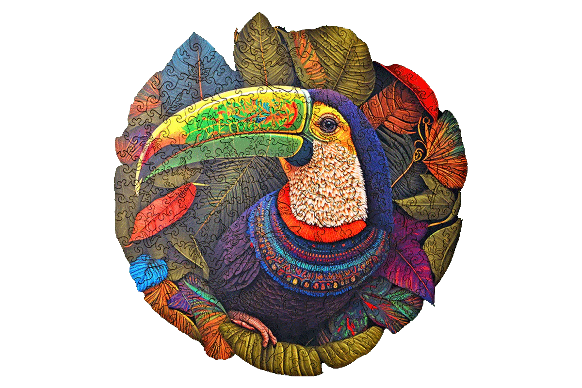 Escape Welt Toucan 200pc Wooden Jigsaw Puzzle**