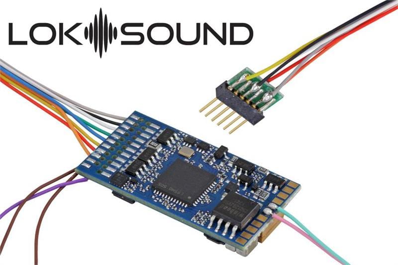 ESU 58416 Loksound V5 Dcc Blank Decoder 6pin With Speaker 11X15Mm (N, Tt, HO)** - Image 2