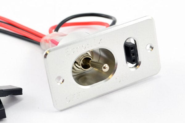 Etronix Silver Alu Power Switch With JR Plug** - Image 2