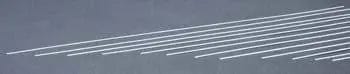 Evergreen 123 Styrene 14" Strips 0.5x1.5mm / .020x.060" (10pcs)