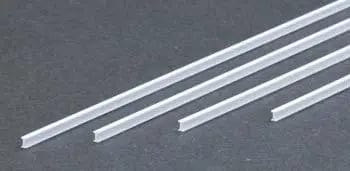Evergreen 273 Styrene 14" I-Beam 2.5mm / .100" (4pcs)