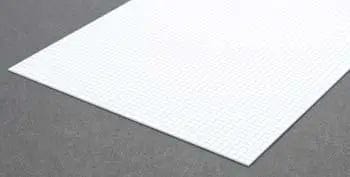 Evergreen 4503 Styrene Tile Sheet 3.2mm Tiles - 1.0x150x300mm / .040x6x12" (1pc)