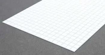 Evergreen 4506 Styrene Tile Sheet 8.5mm Tiles - 1.0x150x300mm / .040x6x12" (1pc)