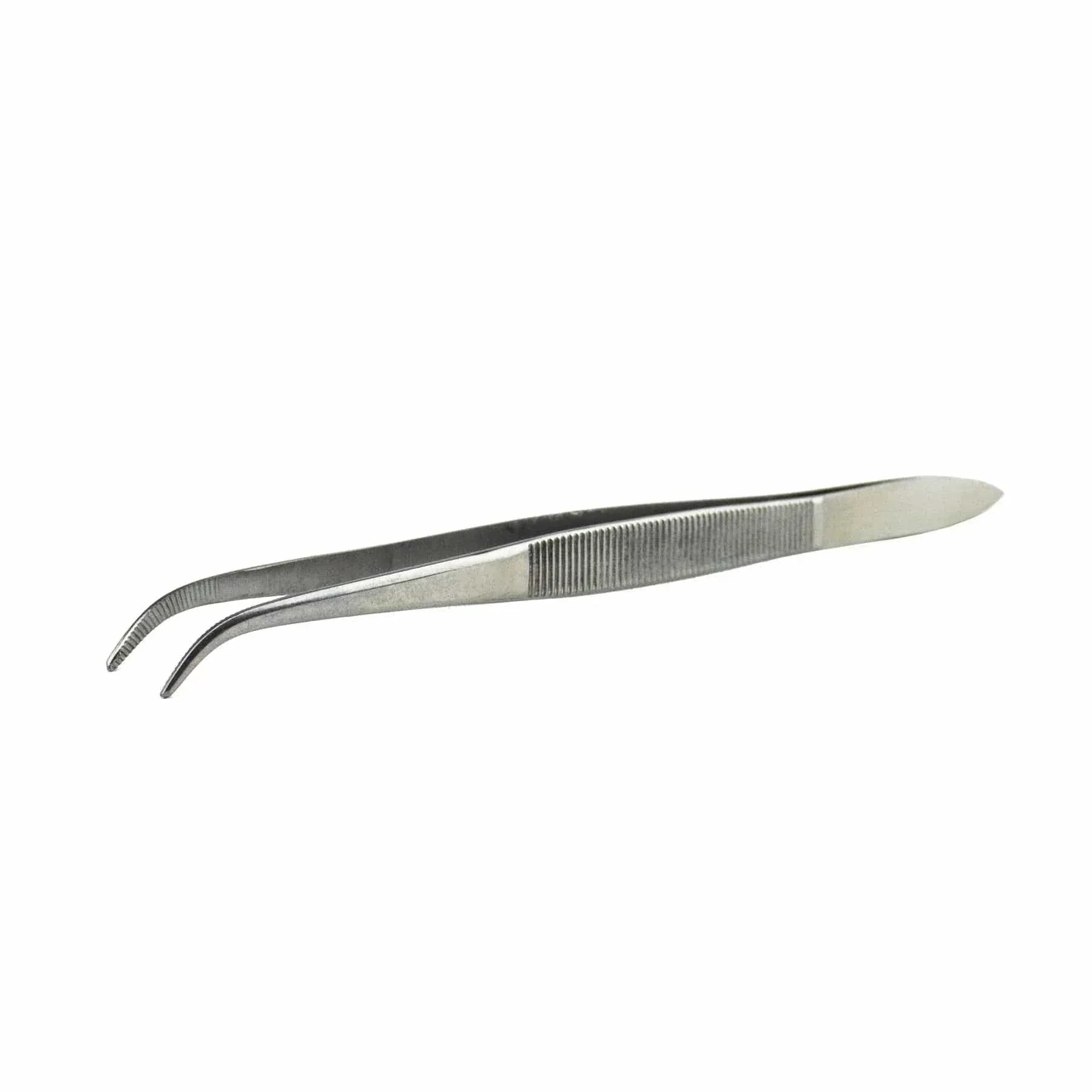 Excel 30410 Curved Stainless Steel Tweezers 4.5 Inch