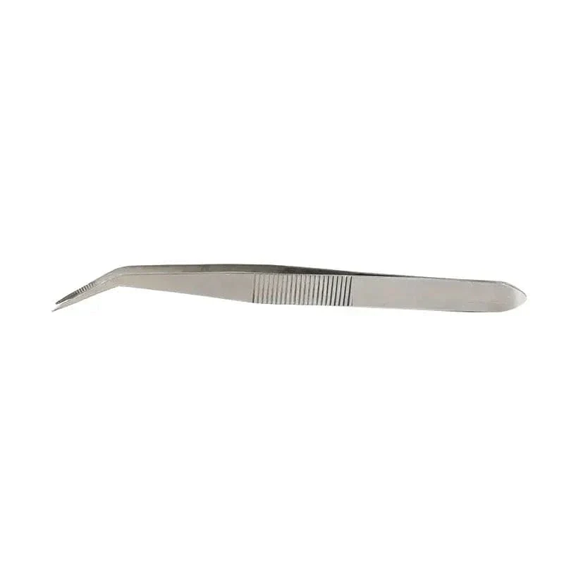 Excel 30410 Curved Stainless Steel Tweezers 4.5 Inch - Image 2