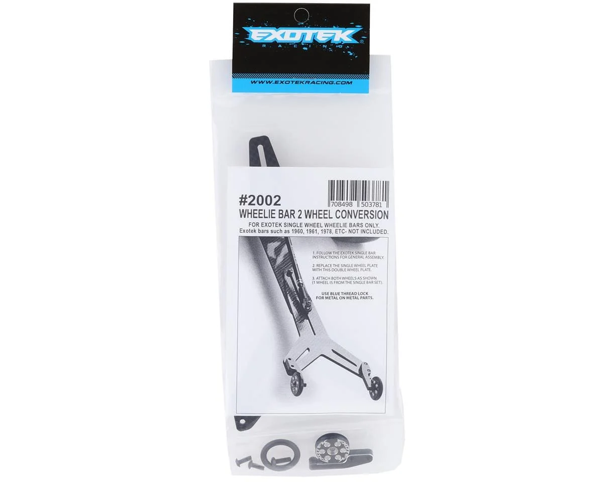 Exotek Adjustable Wheelie Double Wheel Conversion** - Image 2