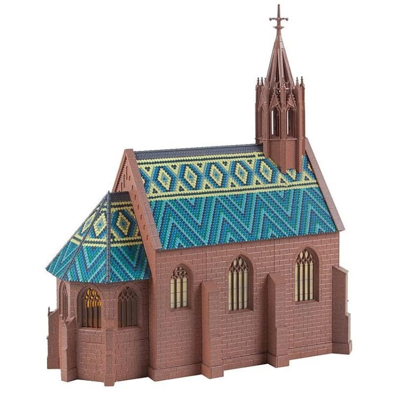 Faller Gmbh HO St. Johann Church - Kit - 8-3/8 4-5/16 x 10-1/4in 21.2 x 10.9 x 26cm** - Image 2