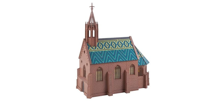 Faller Gmbh HO St. Johann Church - Kit - 8-3/8 4-5/16 x 10-1/4in 21.2 x 10.9 x 26cm** - Image 3