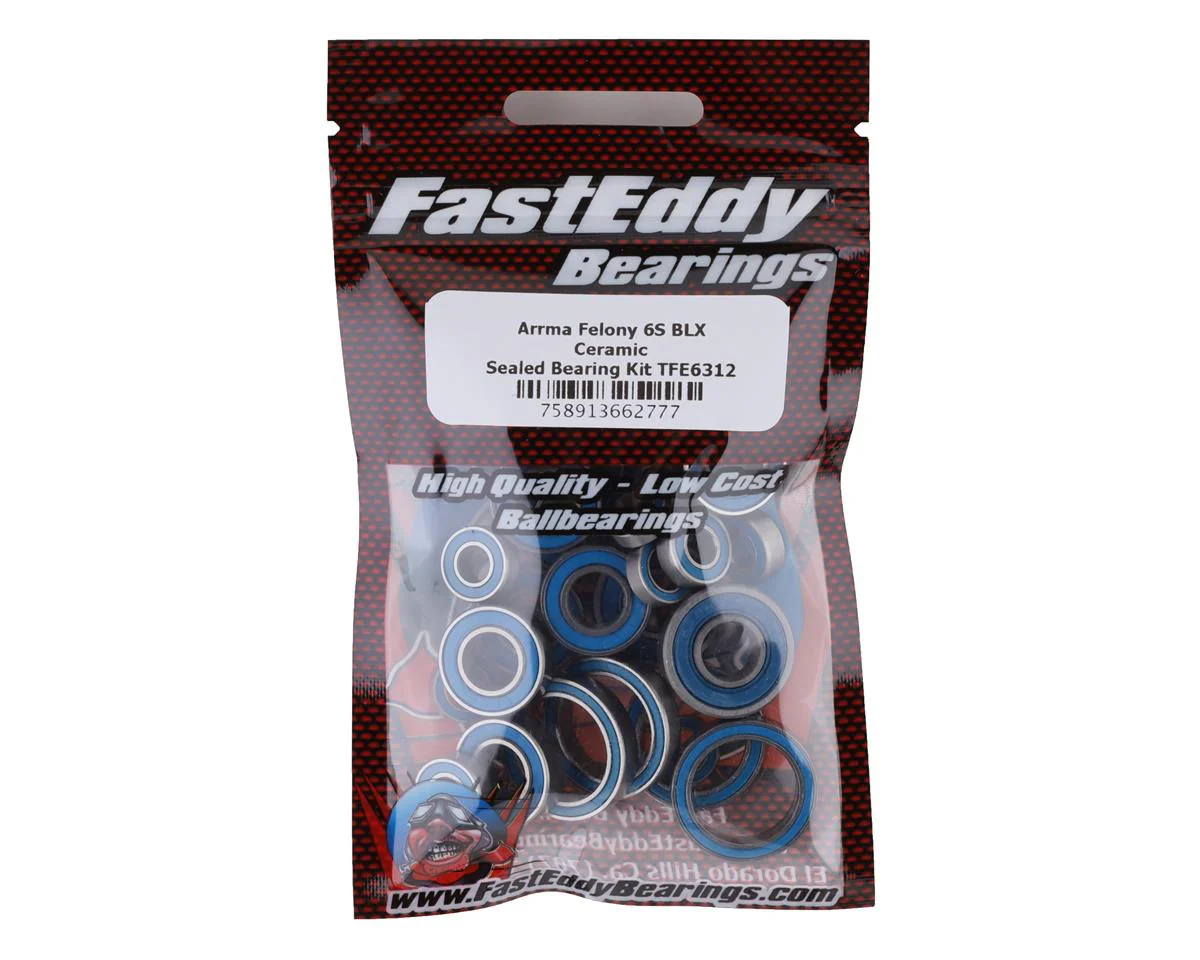 FastEddy Arrma Felony 6S BLX Ceramic Sealed Bearing Kit**