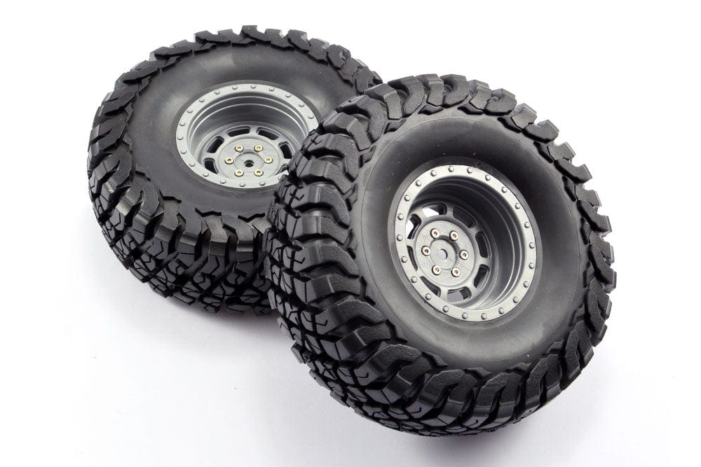 Fastrax 1/10 Granite 2.2 Crawler Tyres On Grey Rims (2pcs)**