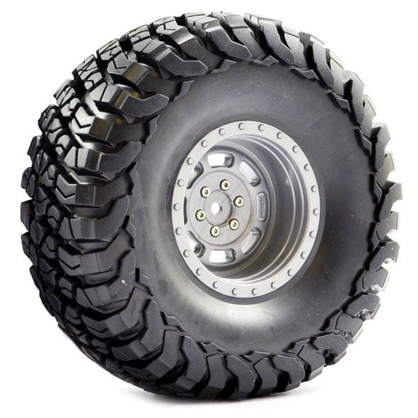 Fastrax 1/10 Granite 2.2 Crawler Tyres On Grey Rims (2pcs)** - Image 2