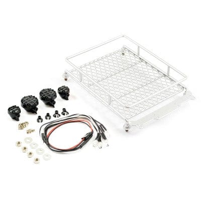 Fastrax Aluminium Luggage Rack With Led Lamps 130x110mm**