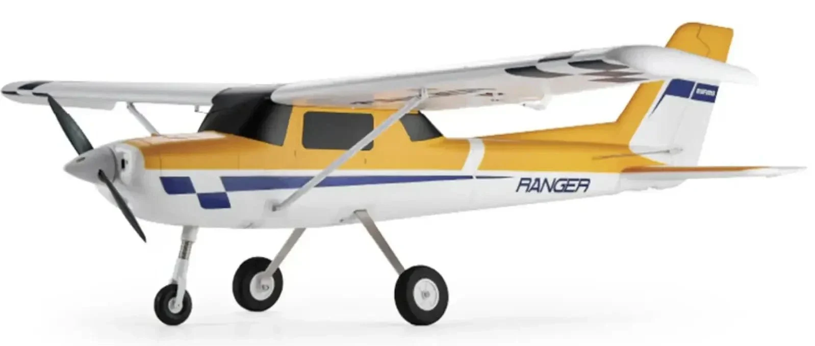 FMS Ranger 1220mm V3 RTF RC Plane with Reflex V3 Gyro - Yellow - Mode 2