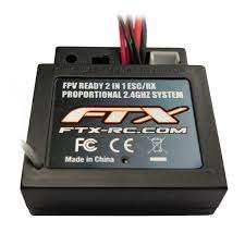 FTX OUTBACK MINI ESC W/RX UNIT FOR LIPO & 5-WIRE SERVO**