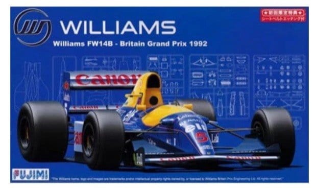 Fujimi 1/20 FW14B England GP (GP-17) Plastic Model Kit