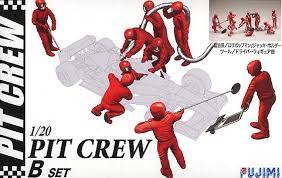 Fujimi 1/20 PIT CREW STE B (GT-21) Plastic Model Kit