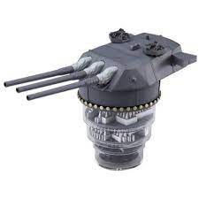 Fujimi 1/200 Battleship Yamato Type 94 46cm Main Turret w/Expansion Machine Gun ( Equipment-3)** - Image 2