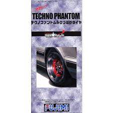 Fujimi 1/24 14 inch Techno Phantom Wheel/Hippari Tire (Wheel-51) Plastic Model Kit