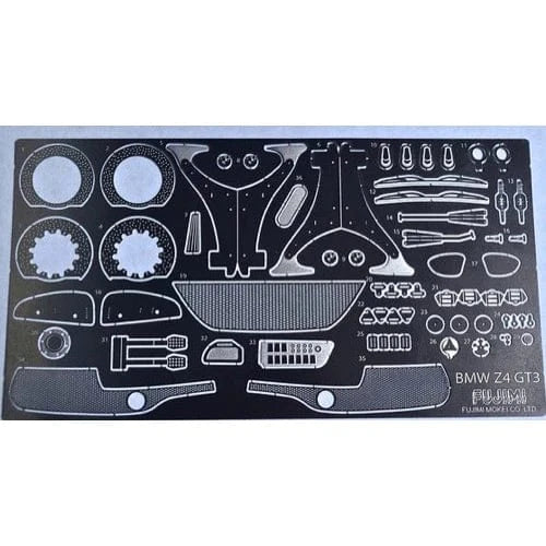 Fujimi 1/24 BMW Z4 GT3 2012 with Etching Parts (RS-15) Plastic Model Kit - Image 3