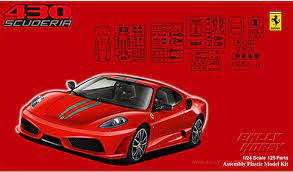 Fujimi 1/24 Ferrari F430 Scuderia (RS-55) Plastic Model Kit