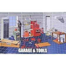 Fujimi 1/24 Garage and Tool (GT-15) Plastic Model Kit