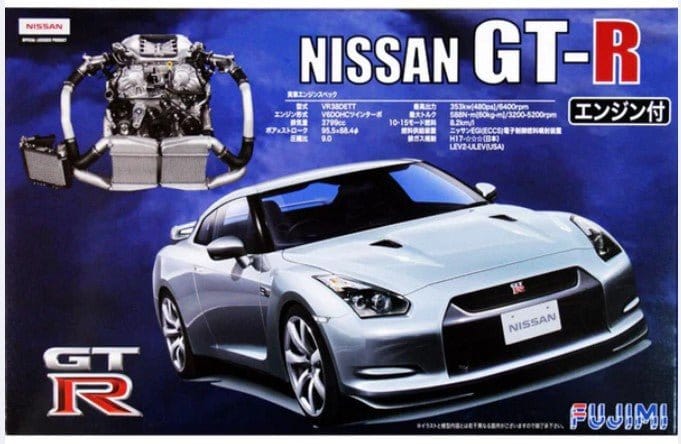Fujimi 1/24 NISSAN GT-R (R35) w/Engine (ID-131) Plastic Model Kit
