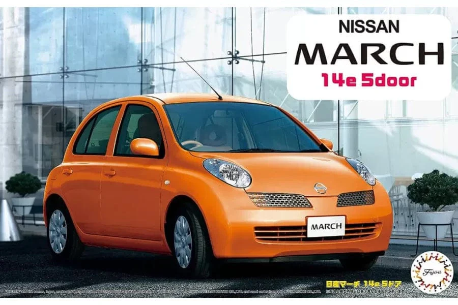 Fujimi 1/24 Nissan New March 14e 5 door (ID-62) Plastic Model Kit