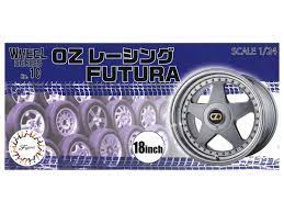 Fujimi 1/24 OZ Racing Futura 18inch (Wheel-10) Plastic Model Kit