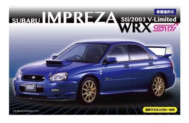 Fujimi 1/24 Subaru Impreza Sti ver IV/VI w/Window Frame Masking Seal  (ID-99) Plastic Model Kit
