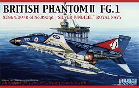 Fujimi 1/72 British Phantom II FG.1 Silver Jubilee (F-59) Plastic Model Kit