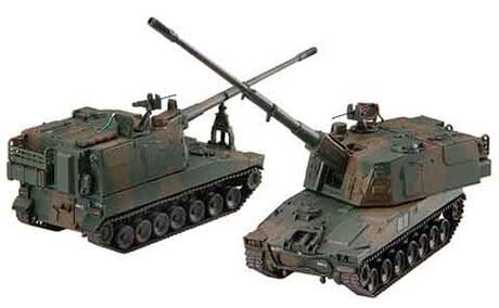 Fujimi 1/72 JGSDF Type99 155mm Self-Propelled Howitzer Special Version Plastic Model Kit**