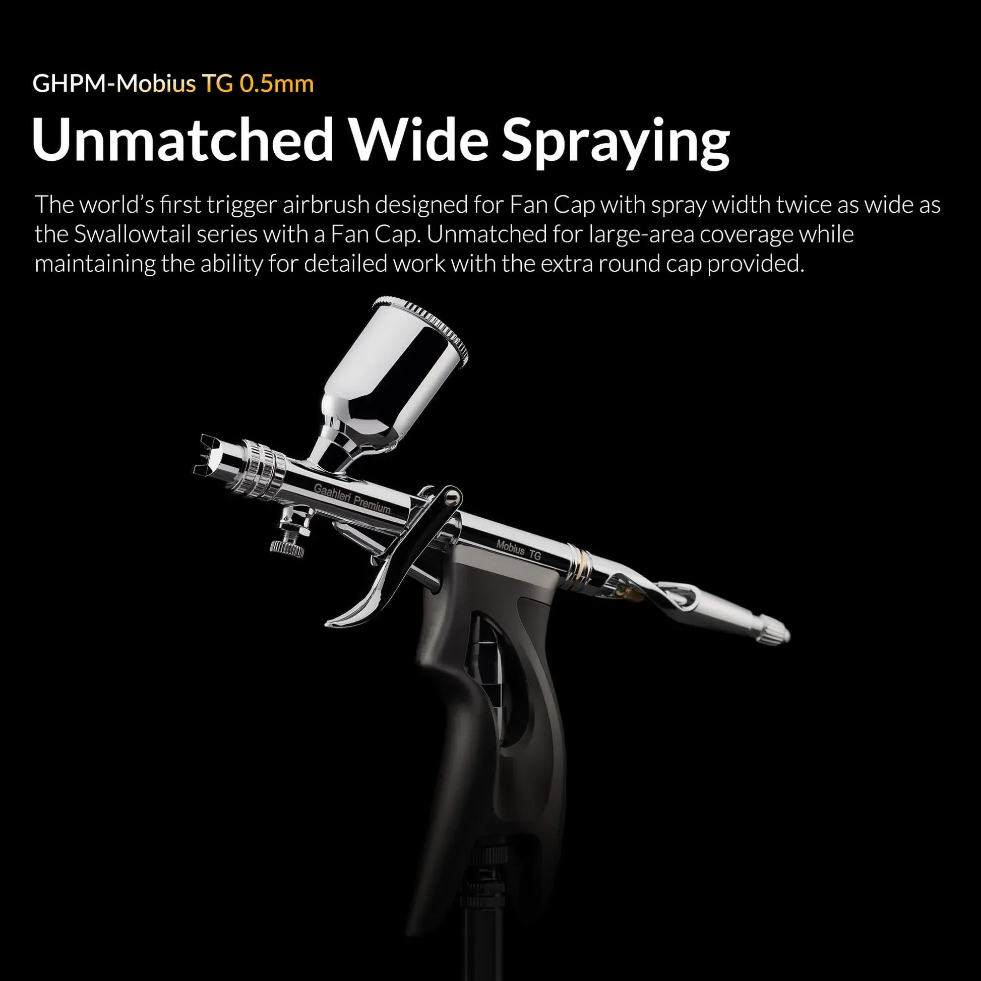 Gaahleri Premium Series GHPM-Mobius TG 0.5mm Airbrush - Image 2