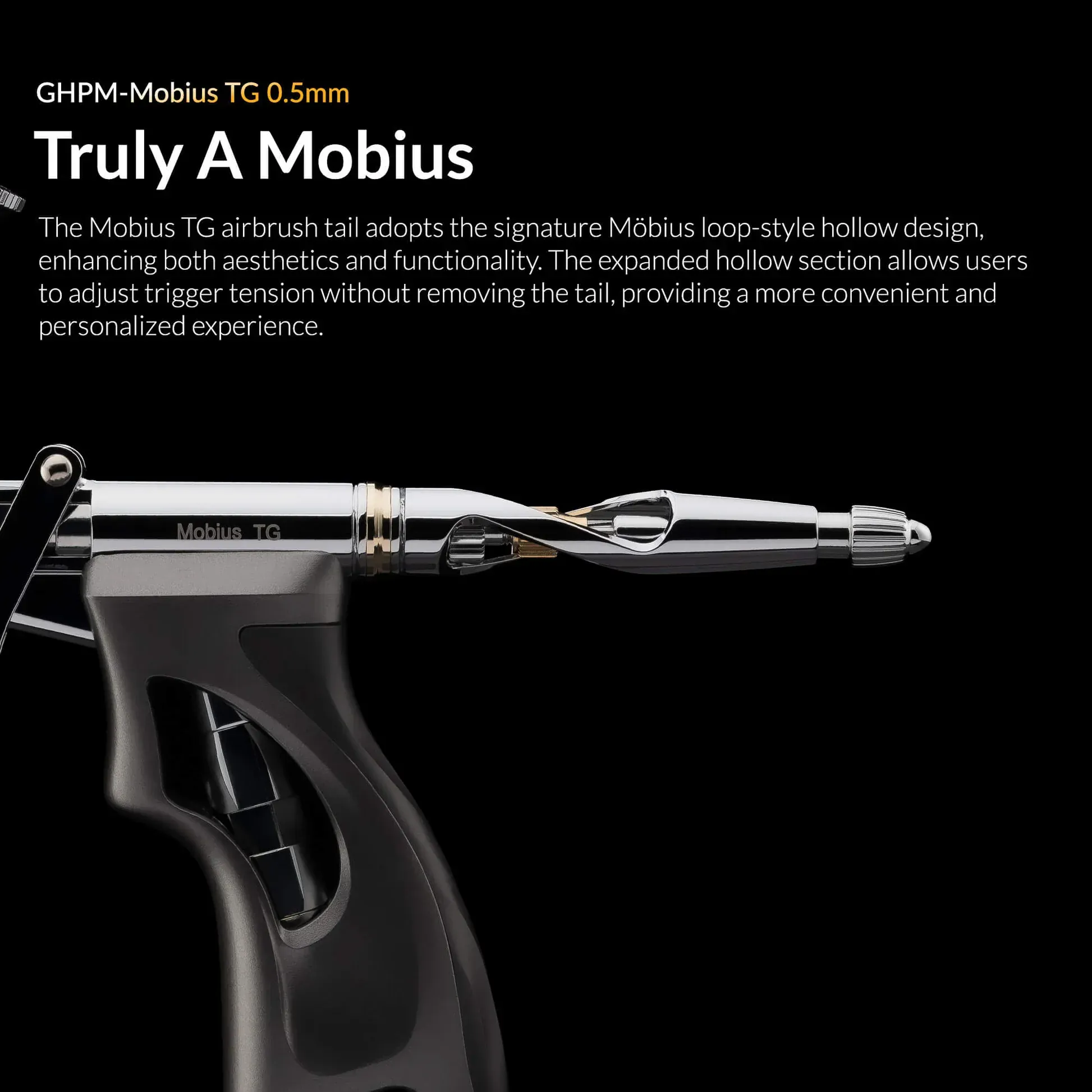 Gaahleri Premium Series GHPM-Mobius TG 0.5mm Airbrush - Image 3