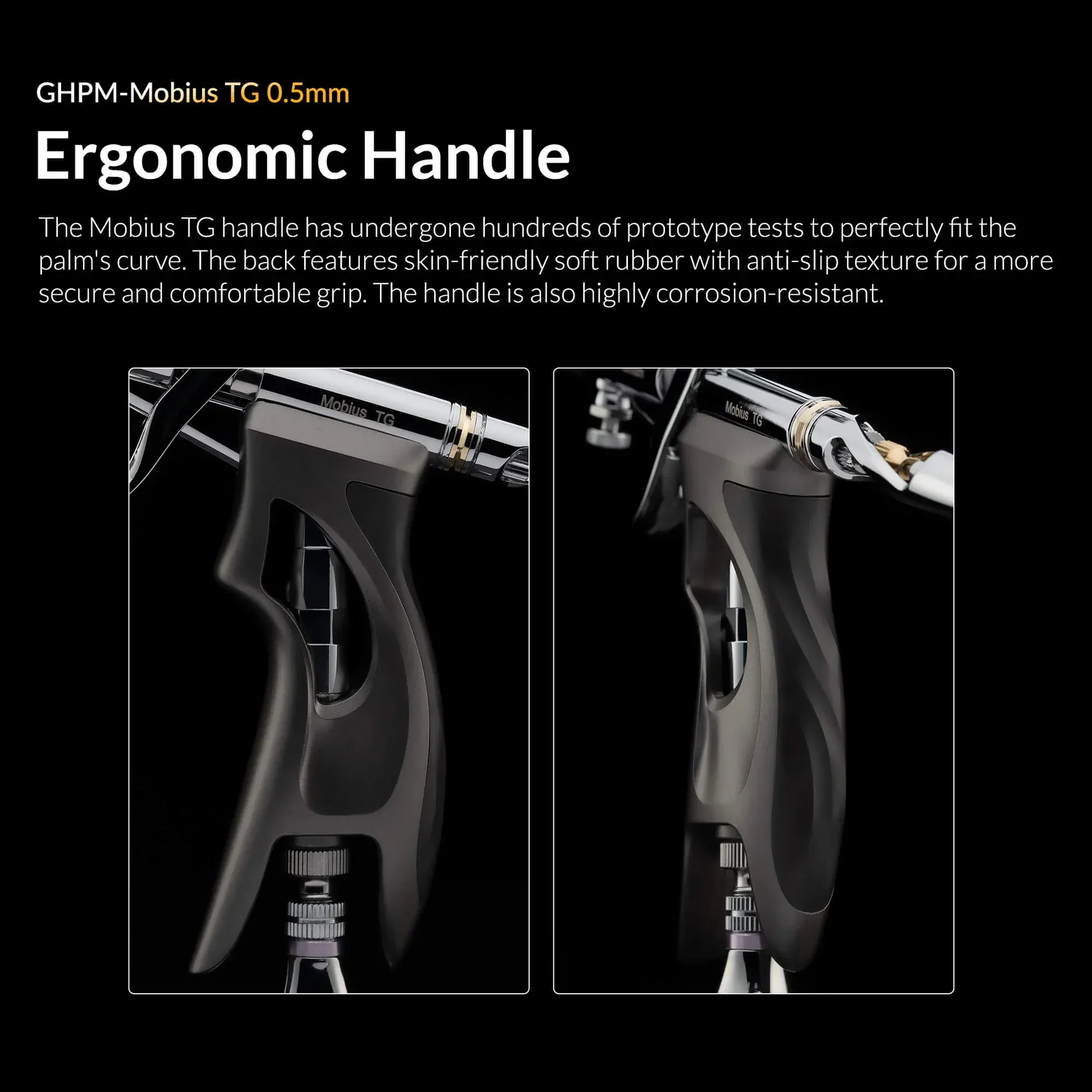 Gaahleri Premium Series GHPM-Mobius TG 0.5mm Airbrush - Image 9