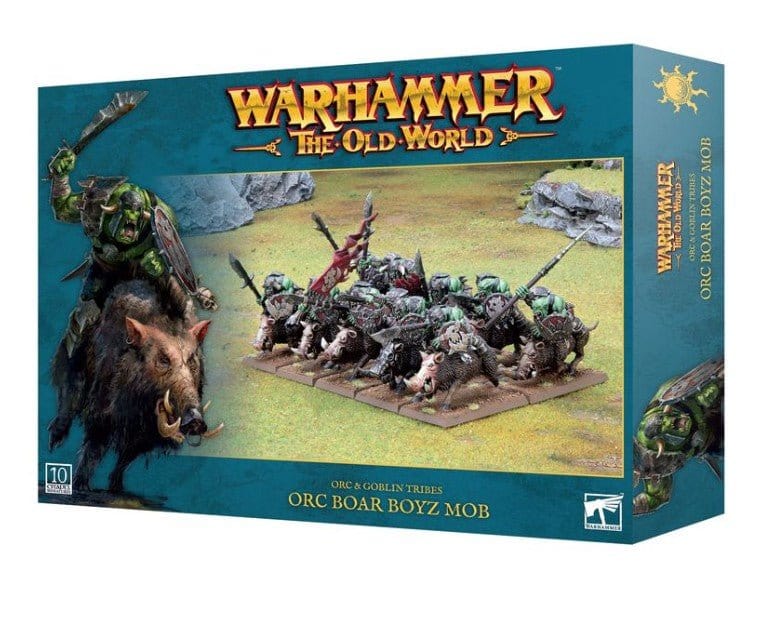 Games Workshop 09-06 Orc & Goblin Tribes: Orc Boar Boyz Mob