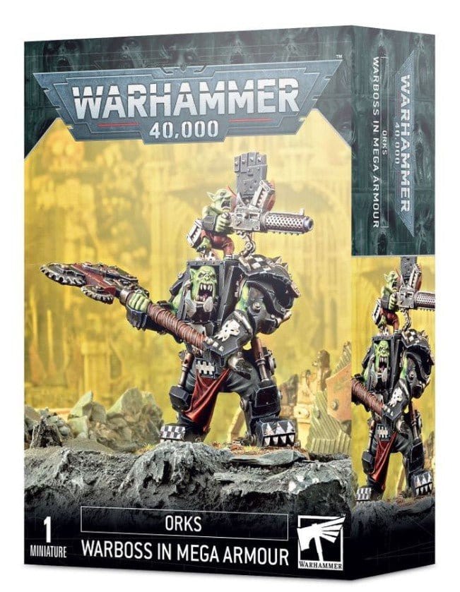 Games Workshop 50-56 Orks: Warboss in Mega Armour