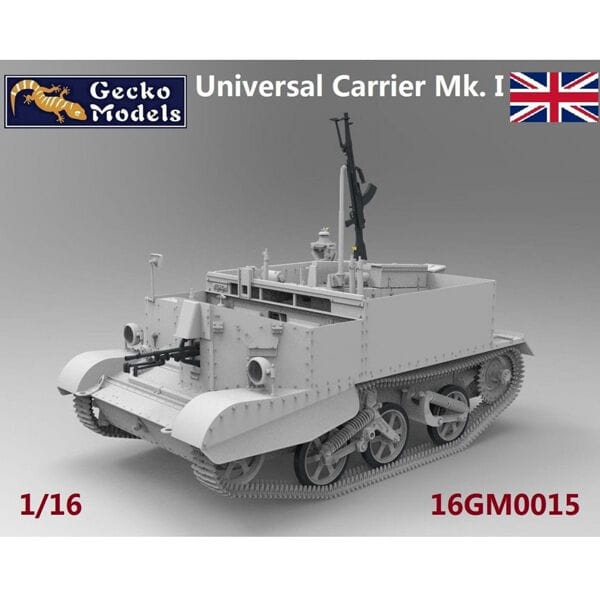 Gecko 1/16 Universal Carrier Mk.I Plastic Model Kit - Image 2