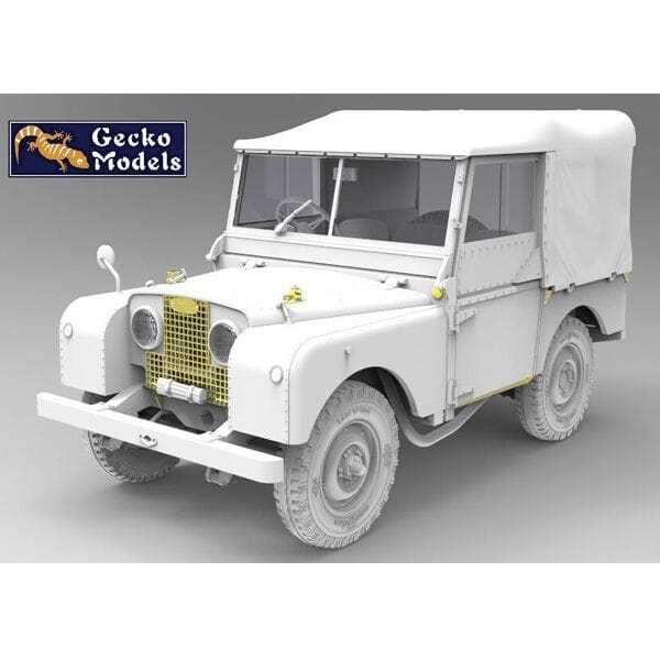 Gecko 1/35 British FV18001 Mk. 2 80in 4x4 Utility Vehicle w/Canvas Roof Top Plastic Model Kit - Image 2