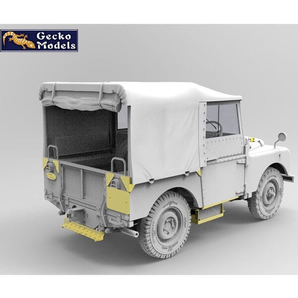 Gecko 1/35 British FV18001 Mk. 2 80in 4x4 Utility Vehicle w/Canvas Roof Top Plastic Model Kit - Image 4