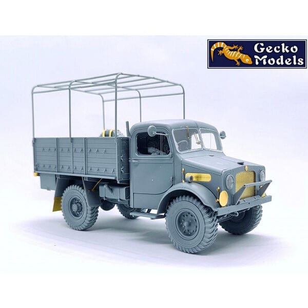 Gecko 1/35 British GS Truck 30cwt 4x2 Bedford OXD[Wooden Cargo Body] Plastic Model Kit - Image 2