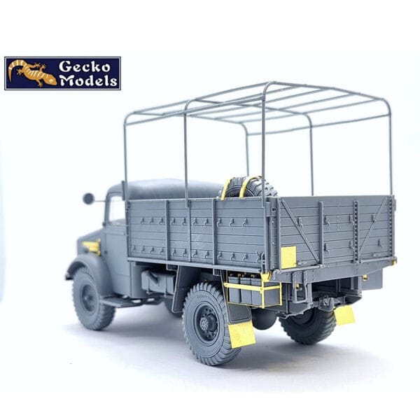 Gecko 1/35 British GS Truck 30cwt 4x2 Bedford OXD[Wooden Cargo Body] Plastic Model Kit - Image 3