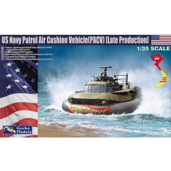Gecko 1/35 US Navy Patrol Air Cushion Vehicle(PACV) Plastic Model Kit