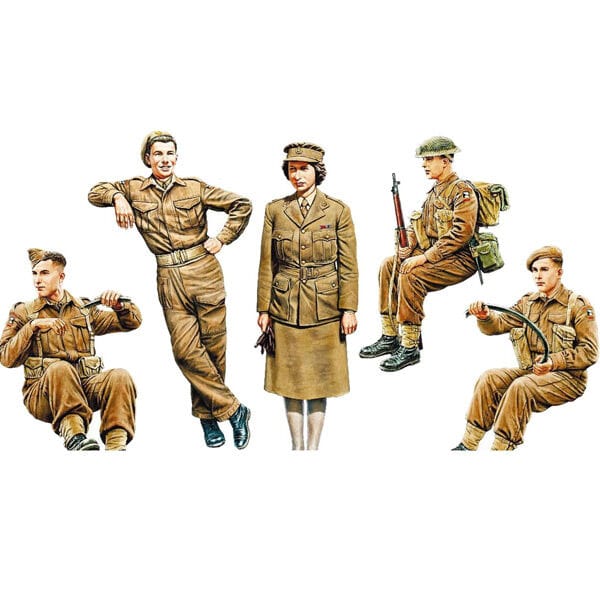 Gecko 1/35 WW II British Army Truck Driver Set Plastic Model Kit - Image 2