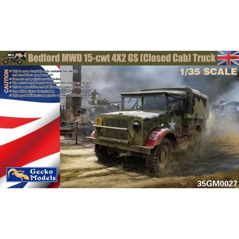 Gecko GM35027 1/35 Bedford MWD 15-cwt 4x2 GS Truck Plastic Model Kit**